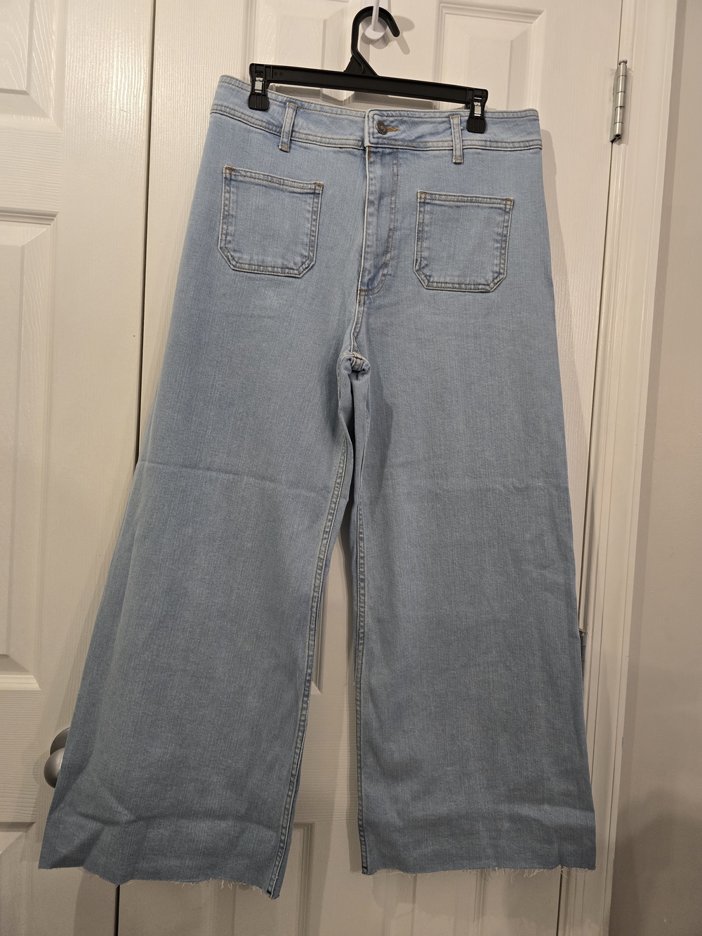 NWOT Zara Light Wash Wide-Leg Women’s Jeans - 12